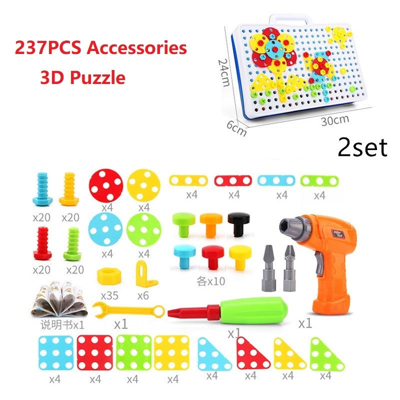 Creative Building Kits Educational Blocks Sets 2 set 237pc