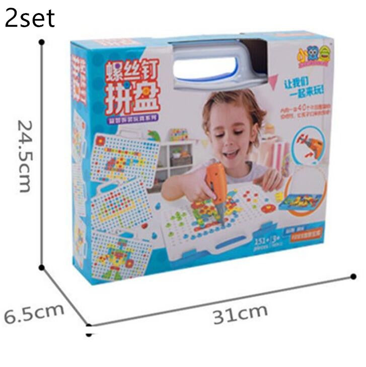 Creative Building Kits Educational Blocks Sets 151pc color packing 2 set