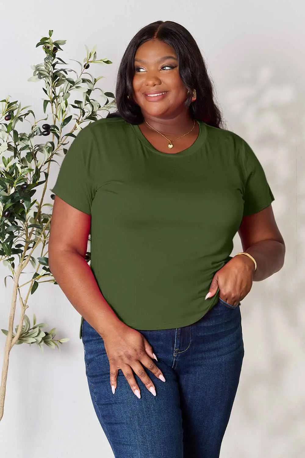 Basic Bae Full Size Round Neck Short Sleeve T Shirt