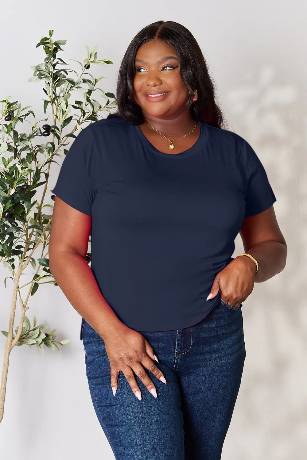 Basic Bae Full Size Round Neck Short Sleeve T Shirt