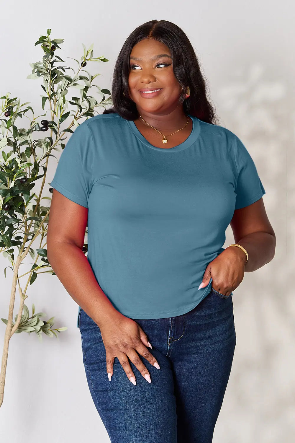 Basic Bae Full Size Round Neck Short Sleeve T Shirt