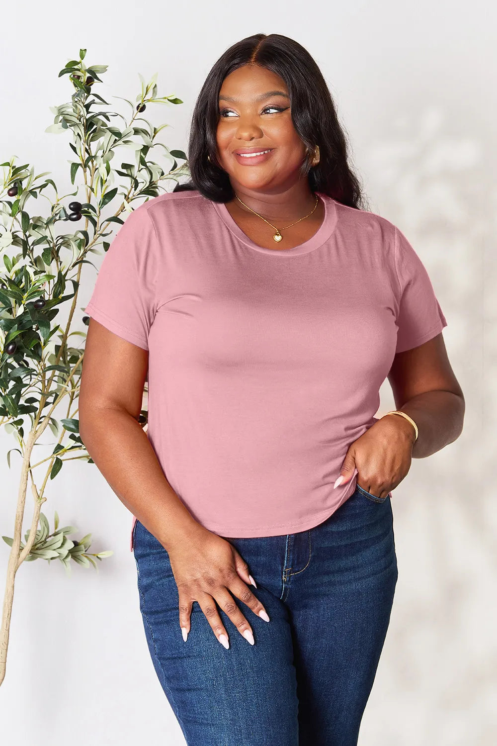 Basic Bae Full Size Round Neck Short Sleeve T Shirt