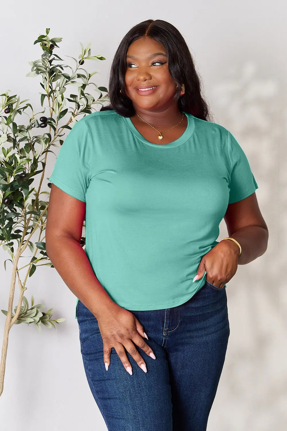 Basic Bae Full Size Round Neck Short Sleeve T Shirt