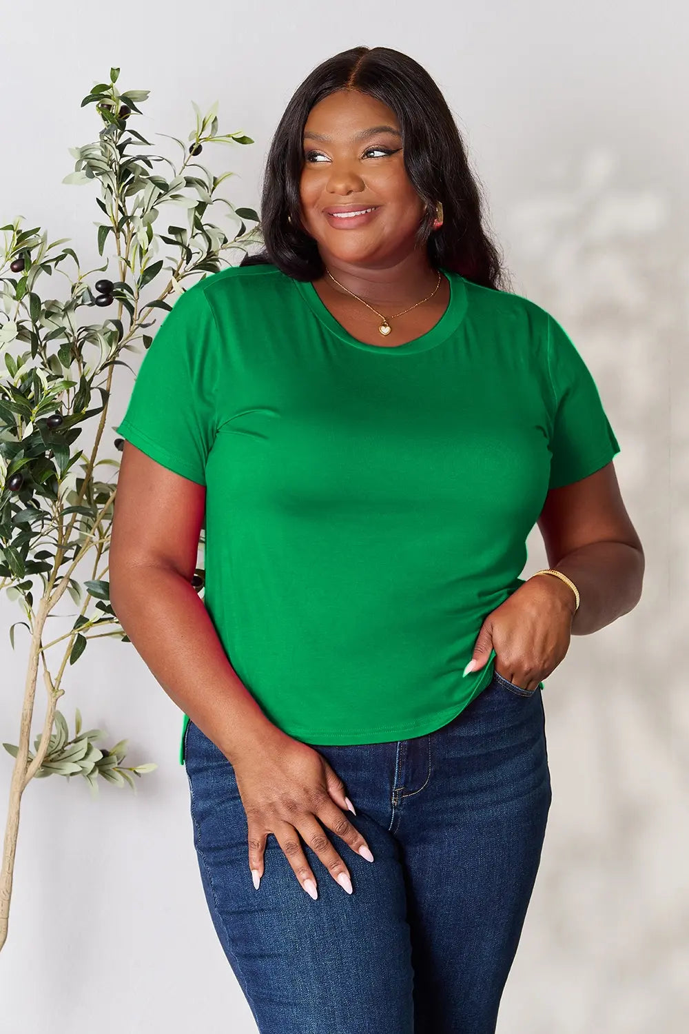 Basic Bae Full Size Round Neck Short Sleeve T Shirt
