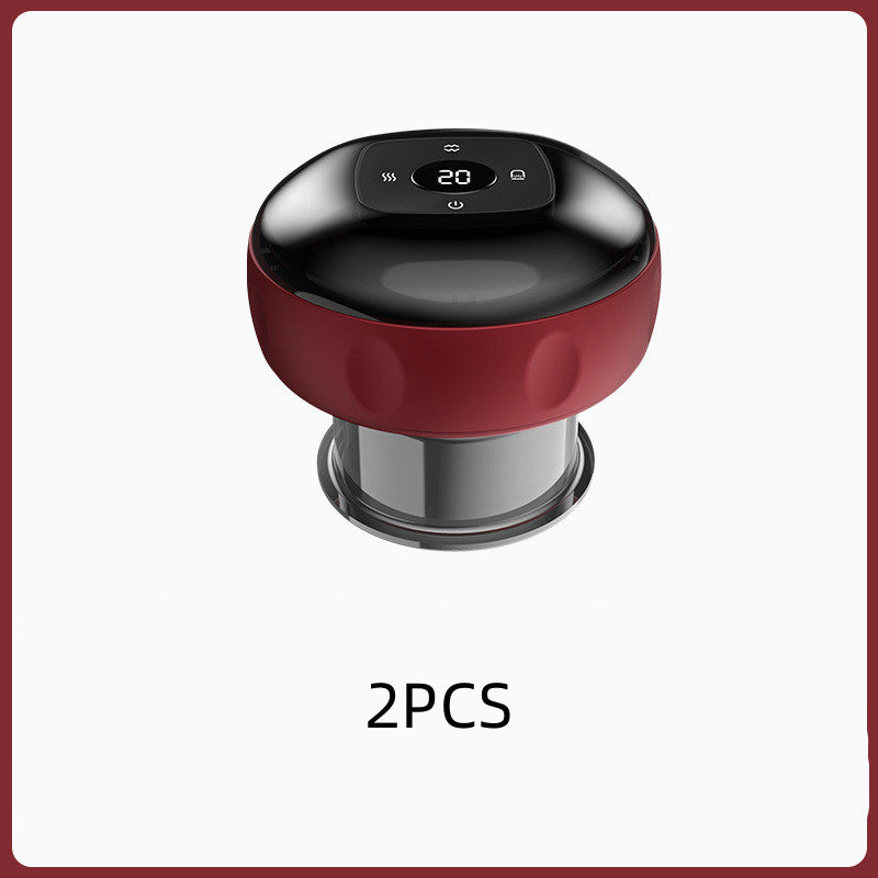 Electric Vacuum Cupping Massage Body Cups Anti Cellulite Therapy Massager For Guasha Scraping Fat Burning Slimming Red