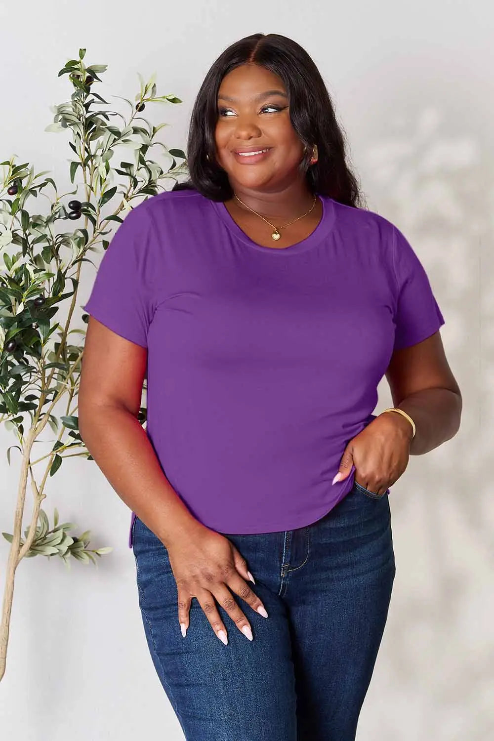 Basic Bae Full Size Round Neck Short Sleeve T Shirt