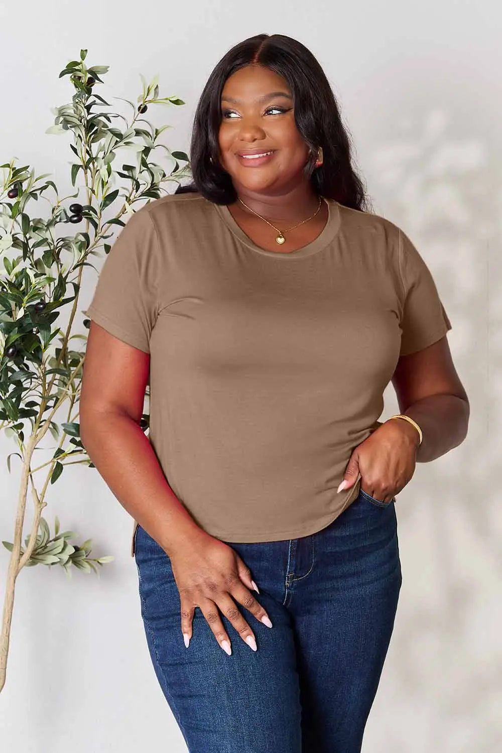 Basic Bae Full Size Round Neck Short Sleeve T Shirt