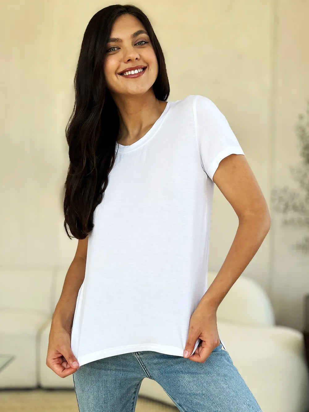 Basic Bae Full Size Round Neck Short Sleeve T Shirt