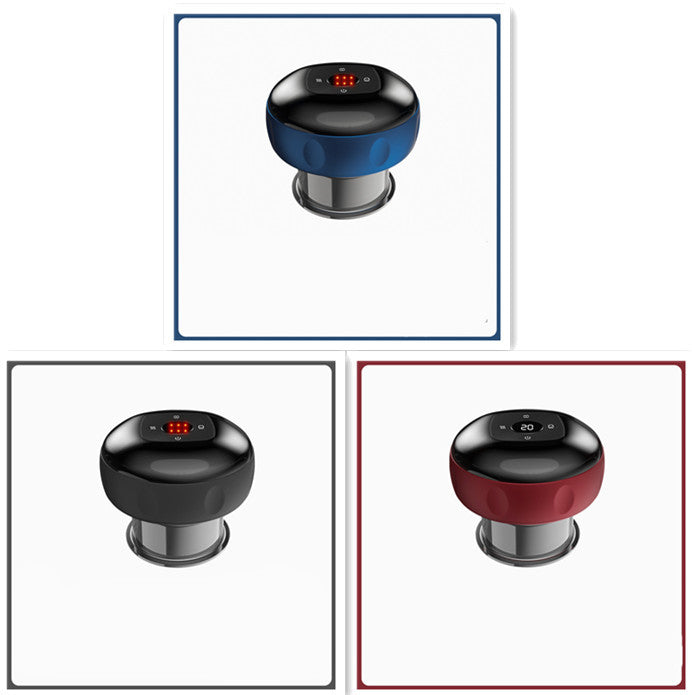 Electric Vacuum Cupping Massage Body Cups Anti Cellulite Therapy Massager For Guasha Scraping Fat Burning Slimming Blue