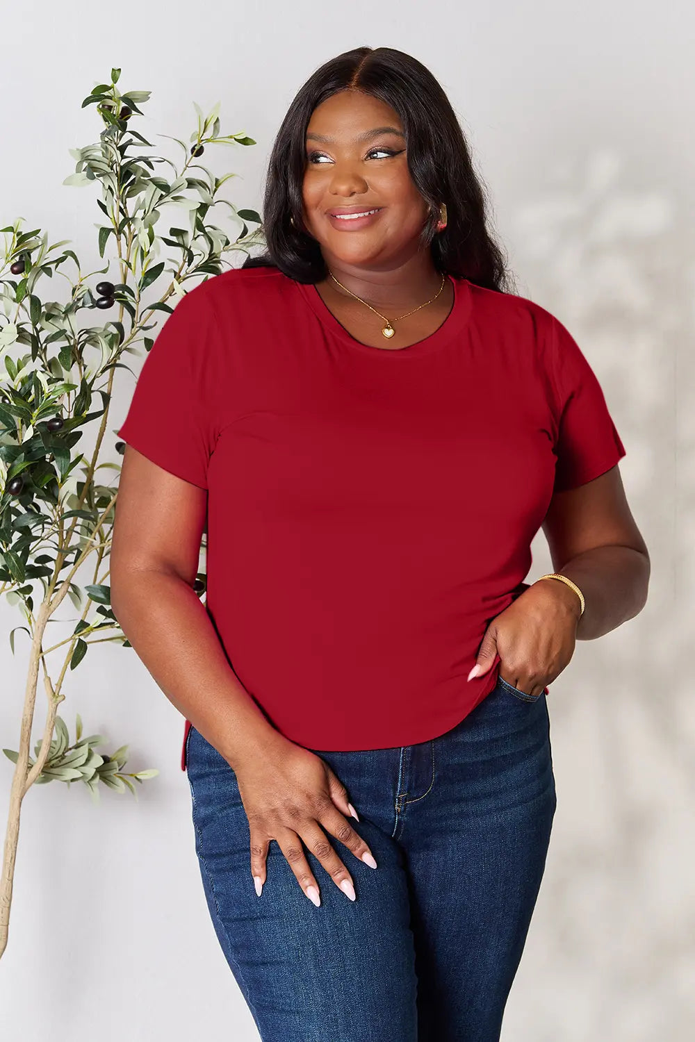 Basic Bae Full Size Round Neck Short Sleeve T Shirt