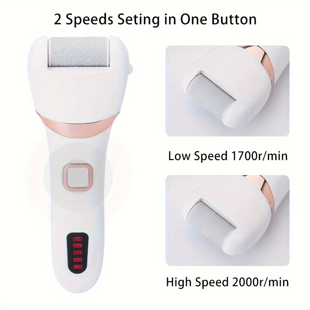 Electric Foot Grinder And Callus Remover Polisher Rechargeable Washing Pedicure Kit Suitable For Cracked Heels Dead