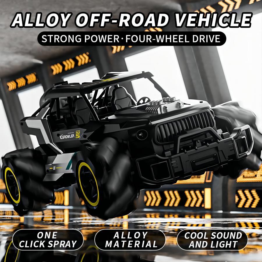 RC Monster Truck Off Road Vehicle Remote Control 2.4Ghz High Speed Toy Car Black