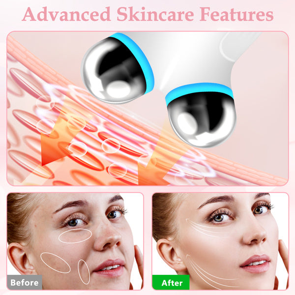 Facial Beauty Tools And EMS Equipment White