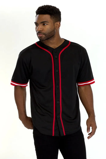 WEIV Men's Unisex Baseball Jersey Sports T Shirt