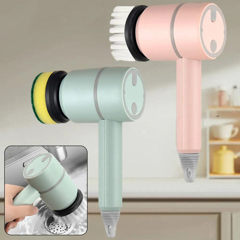 Wireless Electric USB Rechargeable Automatic Kitchen Dishwashing Bathtub Tile Professional Cleaning Brush