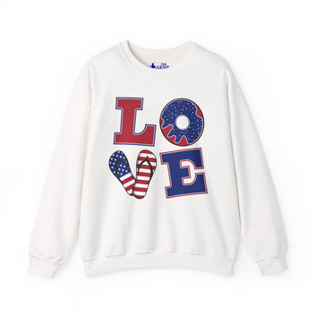 Patriotic Love Crewneck Sweatshirt | Cozy Unisex Sweatshirt, Fourth of July Apparel, Valentine's Day Gift, USA Love Design, Ideal for [...]