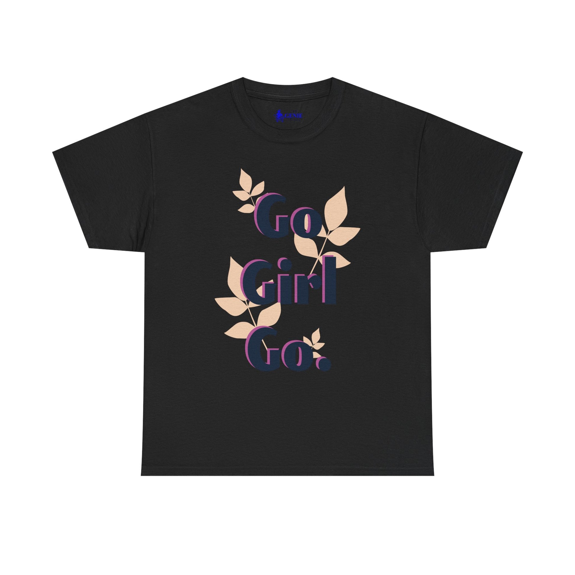 Empowering Unisex Heavy Cotton Tee | Go Girl Shirt | Inspirational T | Gift for Her | Casual Wear | Feminist Apparel