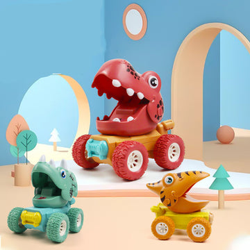 Dinosaur Push Car Sliding Animal Toy