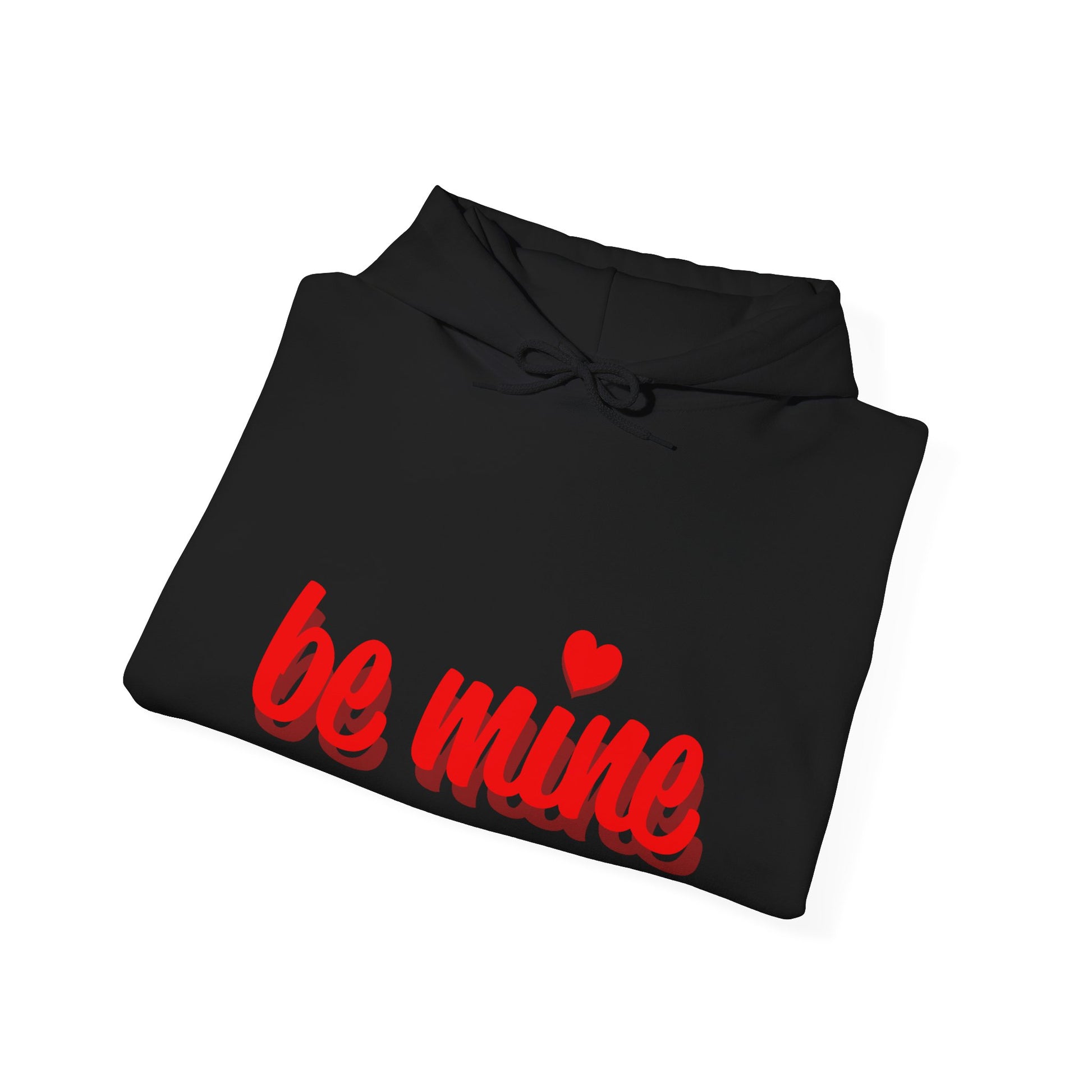 Cute Valentine’s Day Hoodie ’Be Mine’ Sweatshirt Unisex Pullover for Couples Gifts Her Cozy Love Apparel Relationship