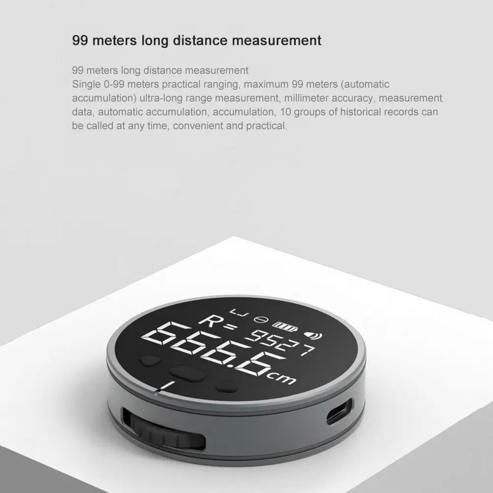 Distance Measuring Instrument Electronic Ruler Tape Measure High Definition Digital LCD Precision Tool