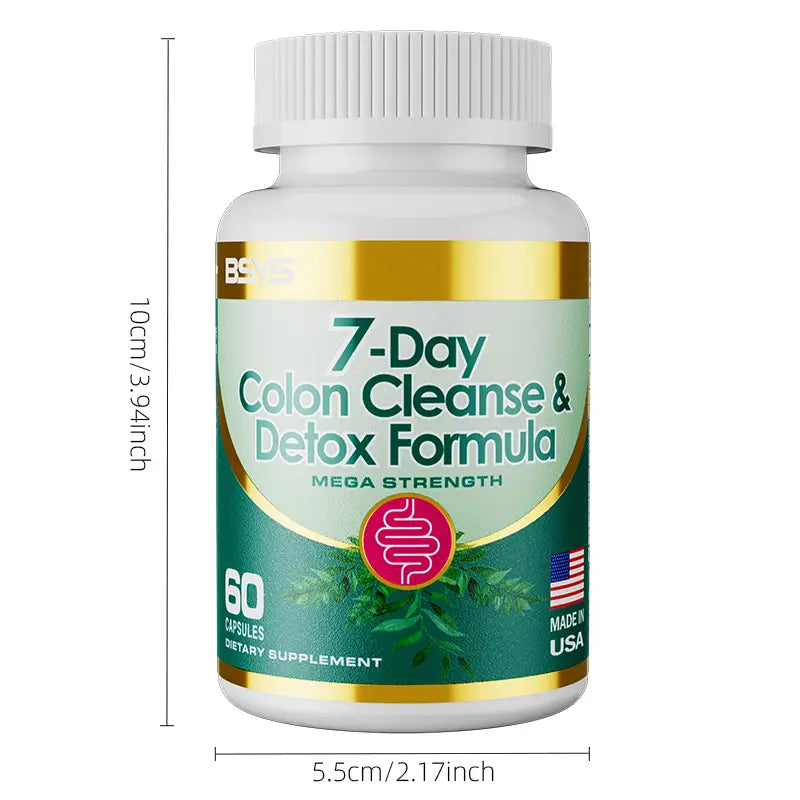 7 Day Colon Cleanse & Detox Formula Capsulese