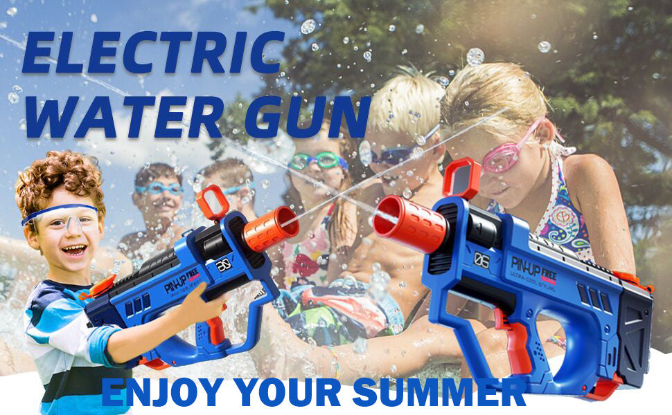 Lectric Water Gun For Adults Kids Motorized Squirt Guns With Rechargeable Battery 800cc High Capacity Long Distance