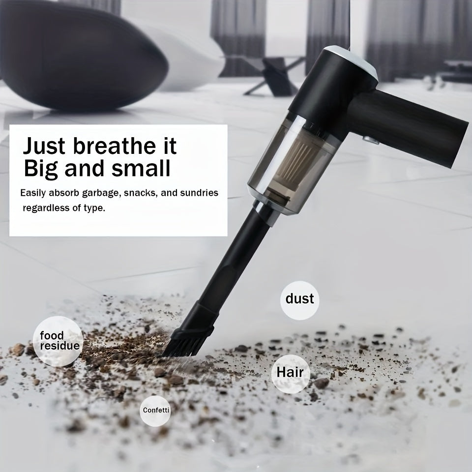 Portable Car Vacuum Cleaner Handheld High Power Cordless Hand Rechargeable Easy To Clean Interior Desktop Sofa Keyboard