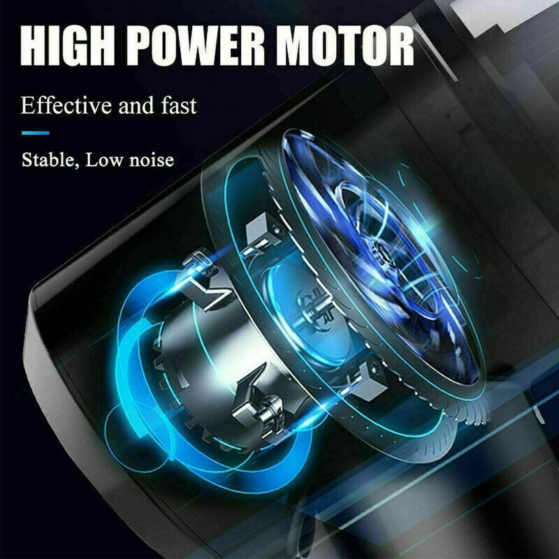 Portable Car Vacuum Cleaner Handheld High Power Cordless Hand Rechargeable Easy To Clean Interior Desktop Sofa Keyboard