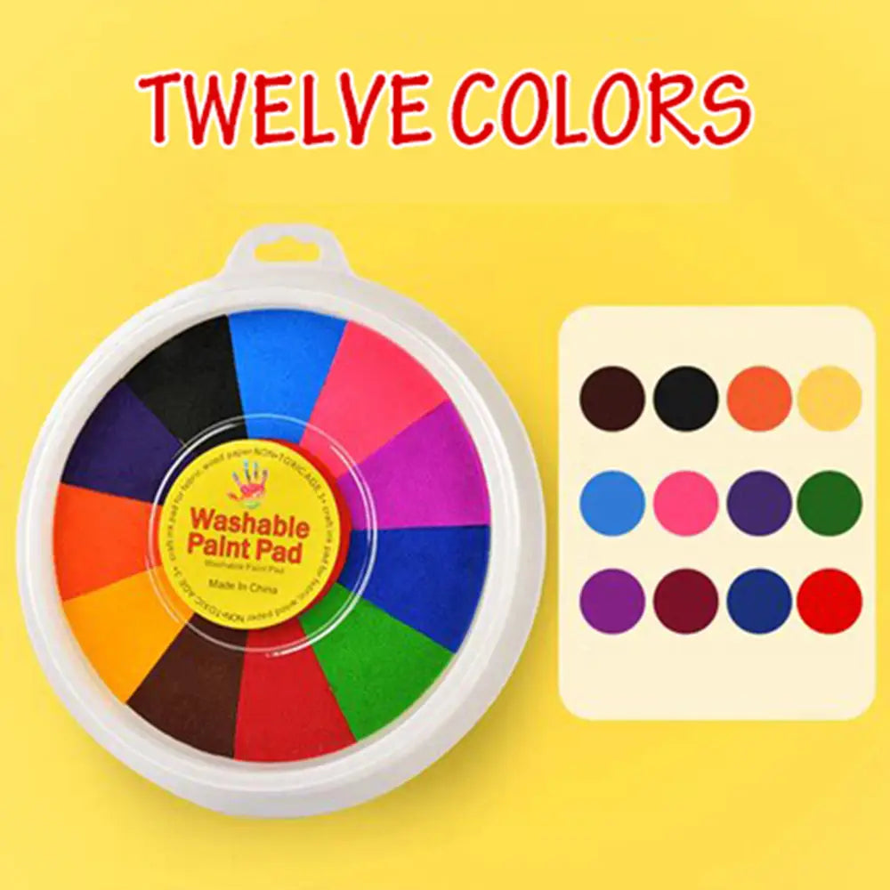 New Hot Selling Kindergarten Finger Print Mud Non toxic Washable Pigment
