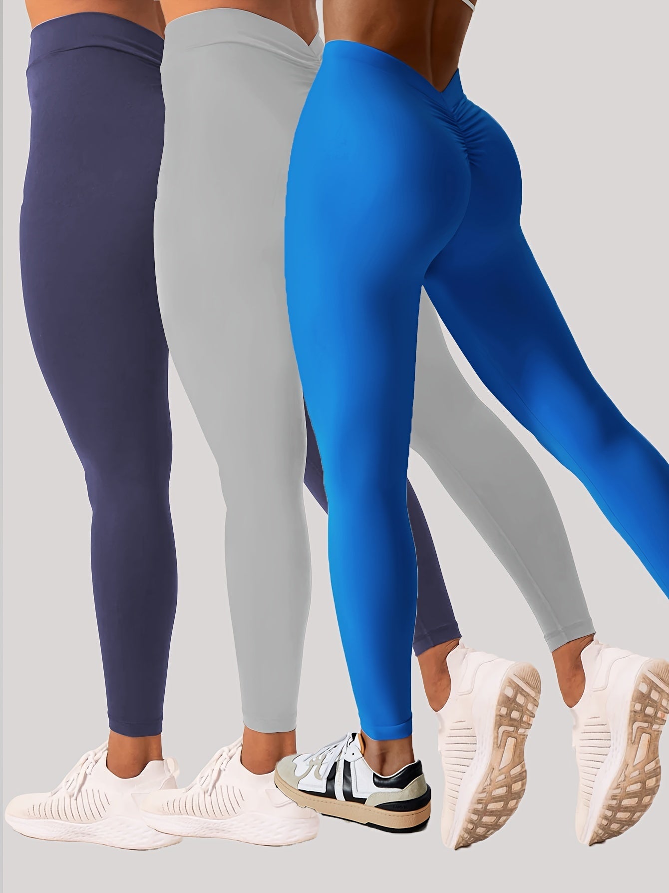 3 Pack Women’s Yoga Leggings With High Waistband Moisture Wicking And Stretchy Perfect For Outdoor Activities Fitness