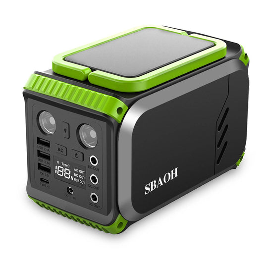 Portable Power Station with Solar Panel and Lithium-ion Battery