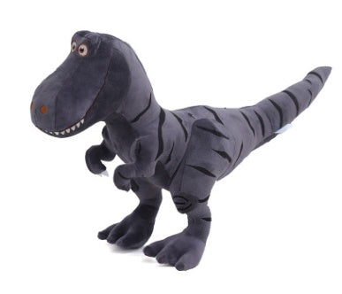 New Dinosaur Plush Toys Cartoon Tyrannosaurus Cute Stuffed Toy Dolls For Kids Children Birthday Gift Gray / 30cm