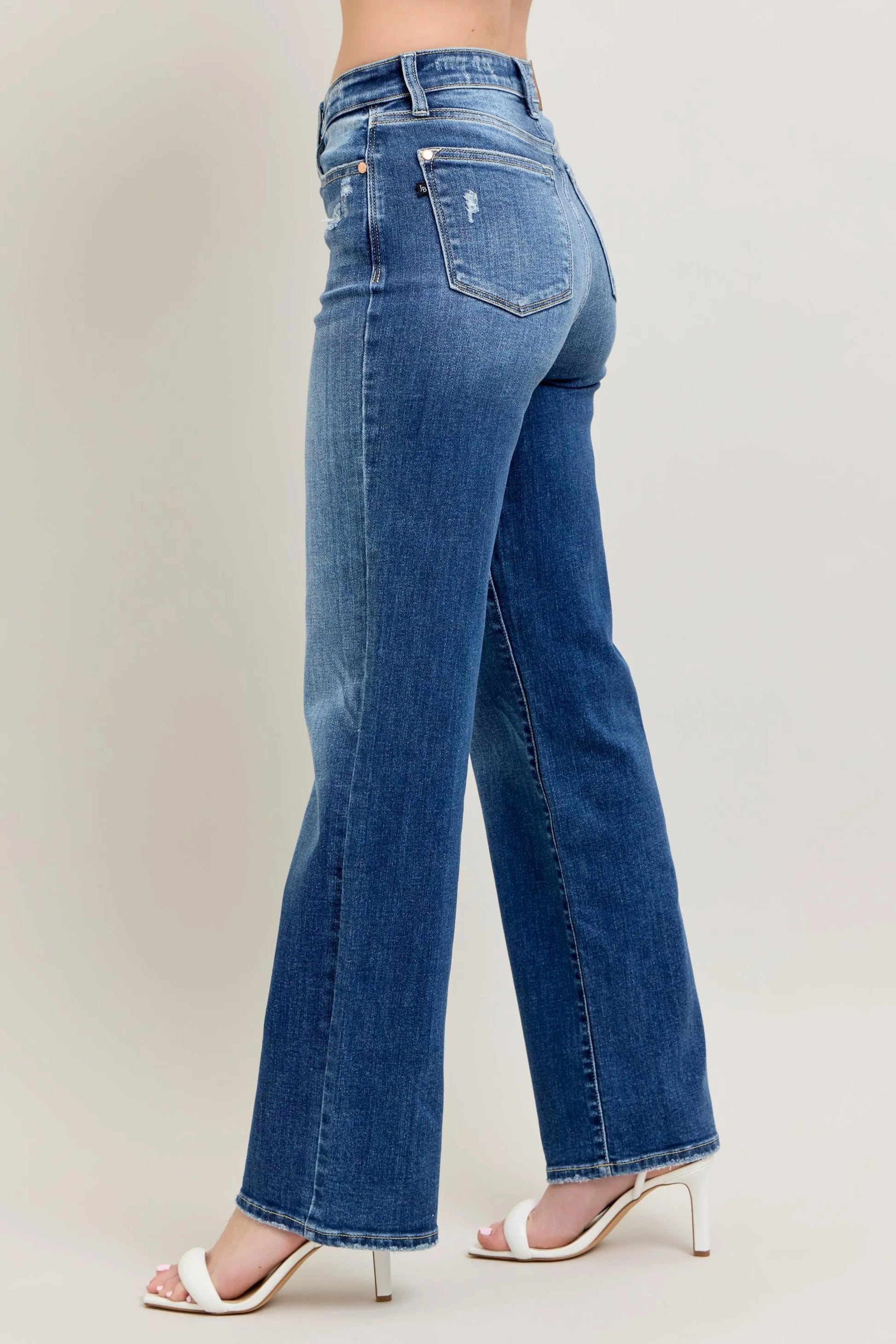 Judy Blue Full Size High Waist 90’s Straight Leg Jeans Plus