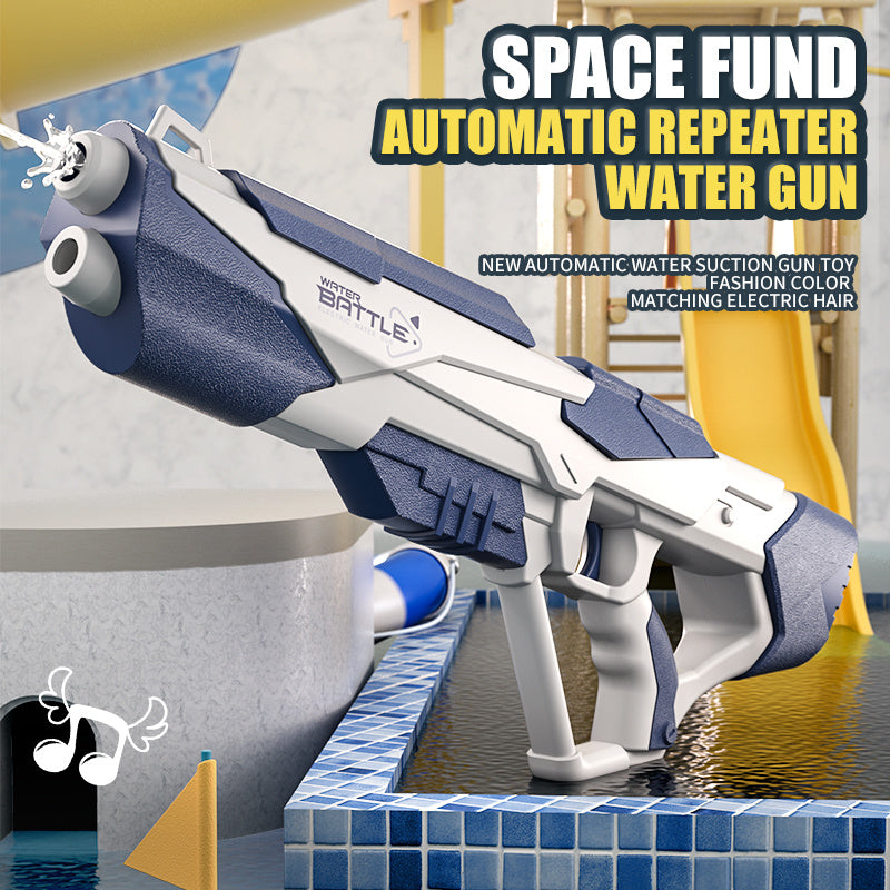 Space Water Gun Electric Automatic Absorption Fights Toy Outdoor Beach Swimming Pool Bath Toys For Children Kid Gift