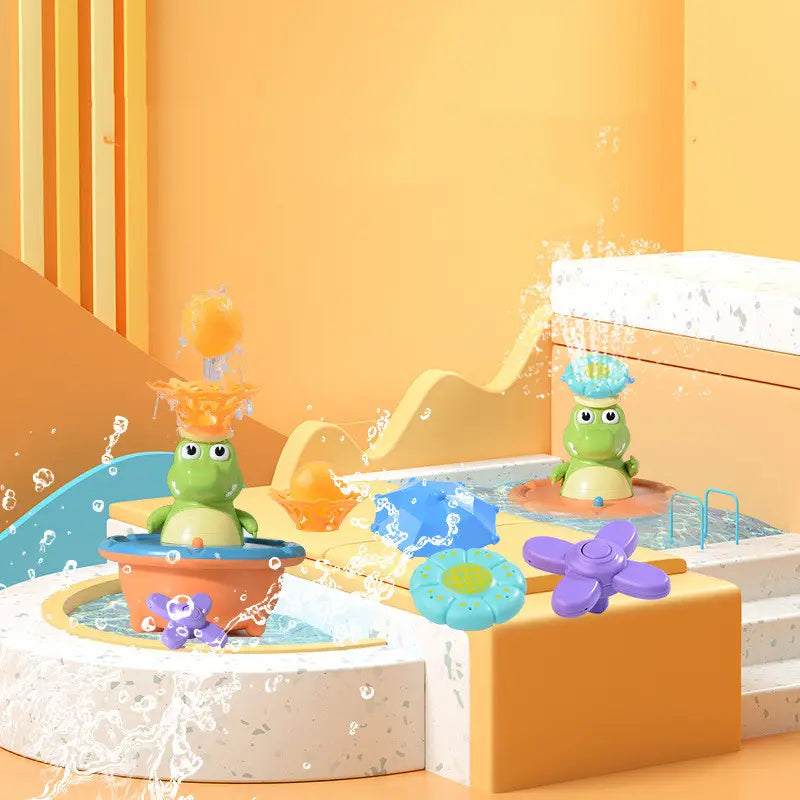 Children’s Electric Lighted Playing In Water Spray Ball