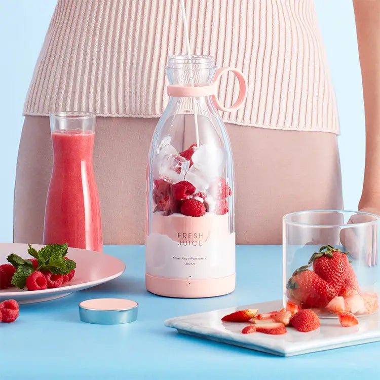 350ML Electric Juicer Blender Mixer USB Rechargeable Machine Household Portable Maker Cup Kitchen Tool Kit