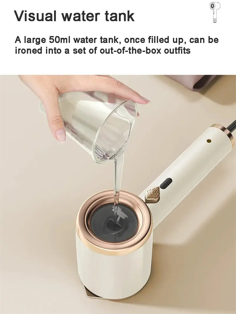 Mini Portable Handheld Garment Steamer Fabric Steam Iron For Clothes Travel Home Appliances Vertical US Plug Ironing