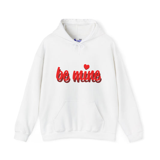 Cute Valentine's Day Hoodie - 'Be Mine' Sweatshirt, Unisex Pullover for Couples, Gifts for Her, Cozy Love Apparel, Cute Relationship Wear