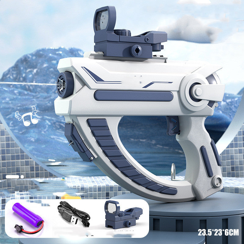 Space Water Gun Electric Automatic Absorption Fights Toy Outdoor Beach Swimming Pool Bath Toys For Children Kid Gift