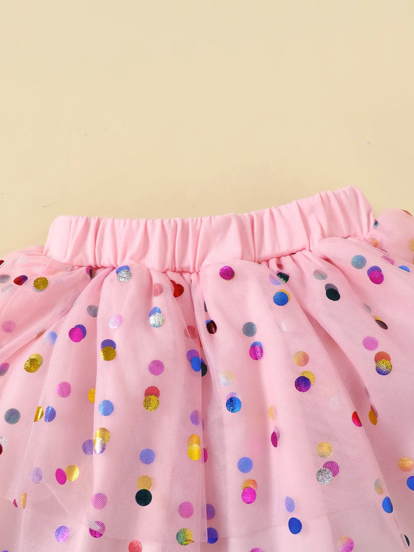 Children’s Ruffled Graphic Bodysuit and Skirt Set