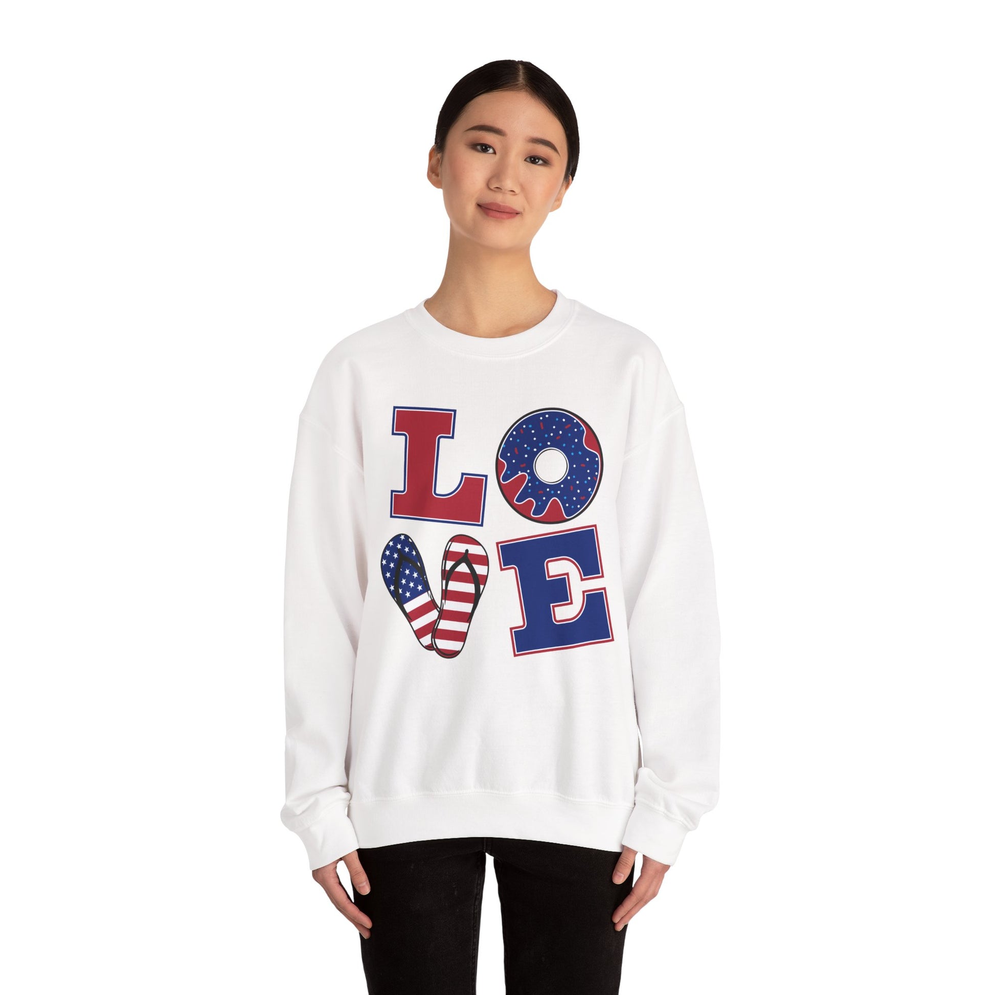 Patriotic Love Crewneck Sweatshirt | Cozy Unisex Fourth of July Apparel Valentine’s Day Gift USA Design Ideal for [...]