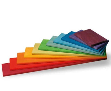 Jigsaw Puzzle Large 12 piece Arch Bridge Rainbow Building Blocks Early Childhood Education Toys Long straight bars11pcs