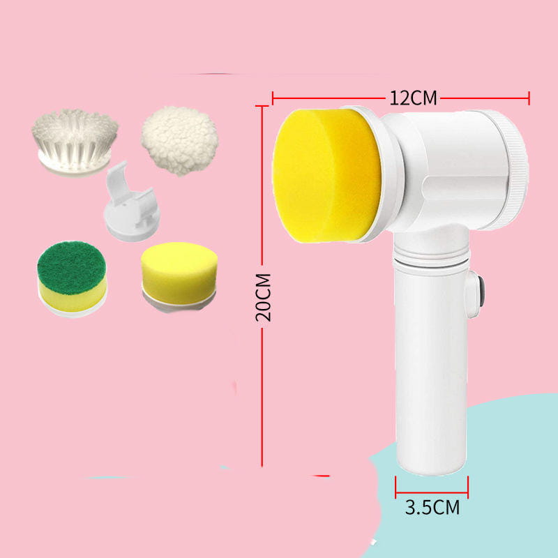 Kitchen Supplies Multifunctional Brush Electric Scrubber Rechargeable Dishwashing Automatic Range Hood Stove