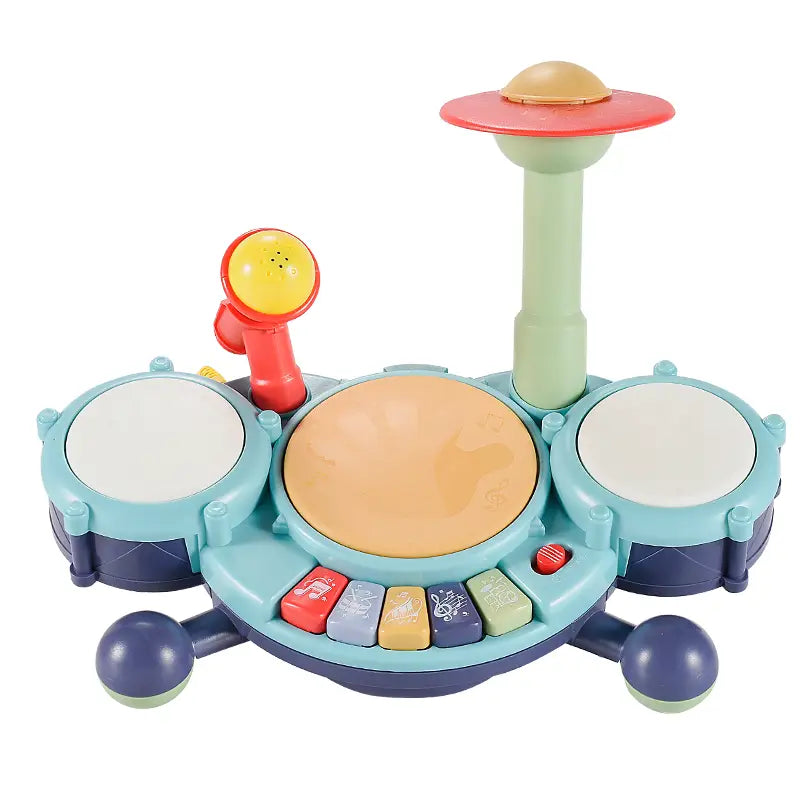 Children’s Drum Set Piano Two In One Enlightenment Electronic Instrument Toys For Babies To Play Drums