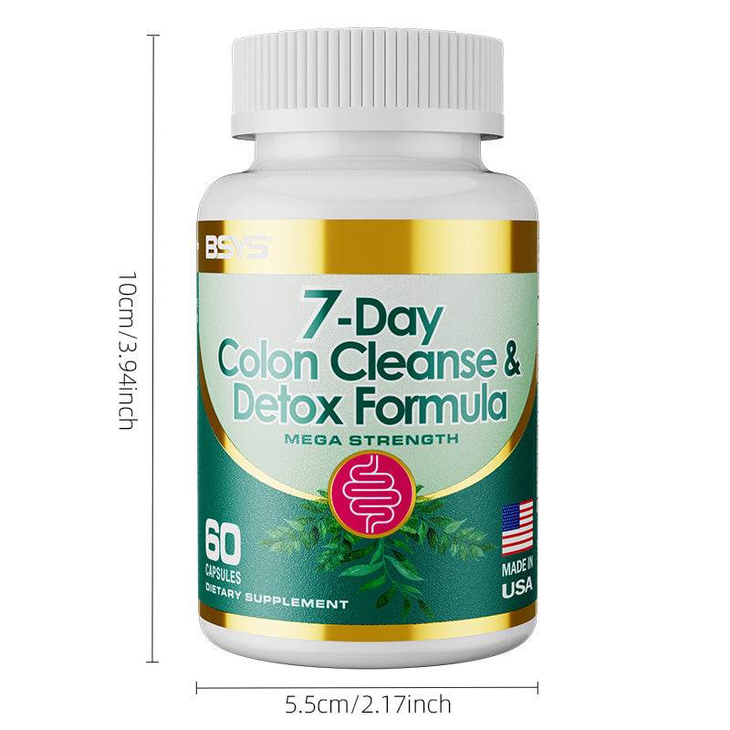 7 Day Colon Cleanse & Detox Formula Capsulese 1Bottle
