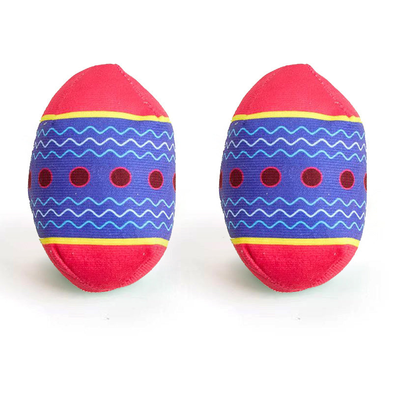 Easter Egg Toys For Pet GREEN And RED Interactive Dog Toy Short Term Play Design Aggressive Chewers Chew With Sounds