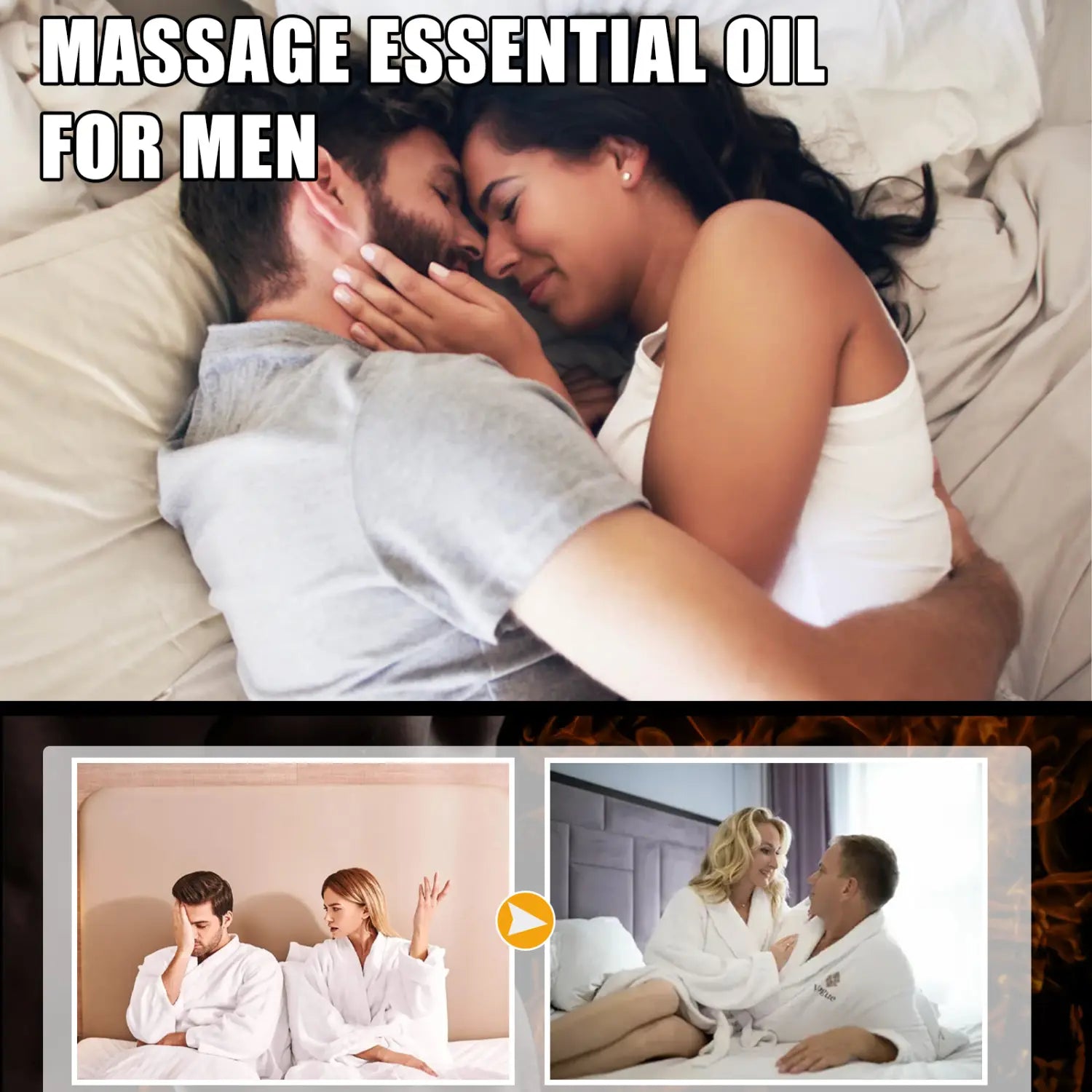 EELHOE Men’s Massage Essential Oil Strength Body Exercise Care