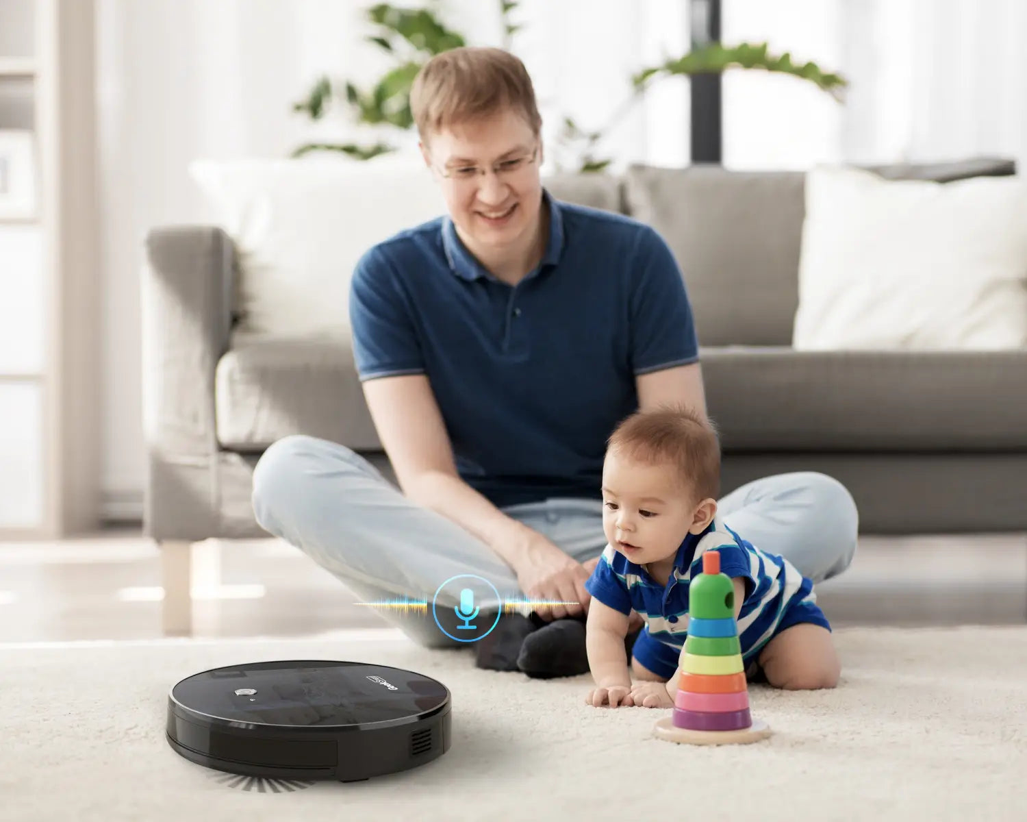 Geek Smart Robot Vacuum Cleaner G6 Plus Ultra Thin 1800Pa Strong Suction Automatic Self Charging Wi Fi Connectivity App