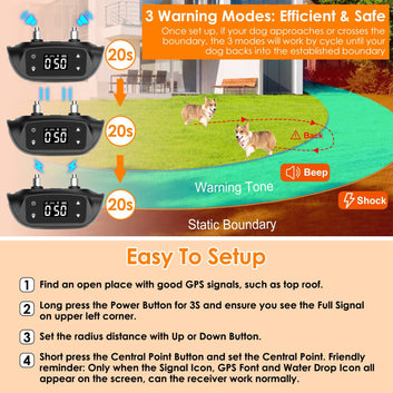 TikTok-Viral Pet GPS Tracker - Waterproof Collar GPS with Live Tracking for Dog Safety