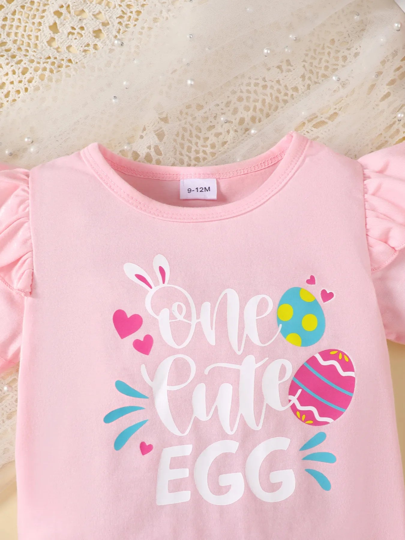 Children’s Ruffled Graphic Bodysuit and Skirt Set